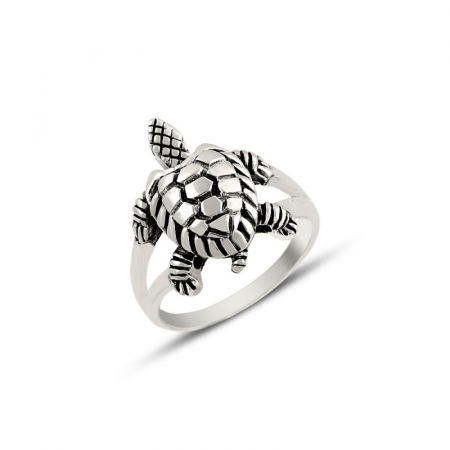 Inel argint cu testoasa