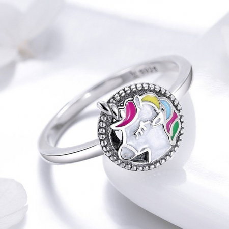 Inel argint cu Unicorn [1]