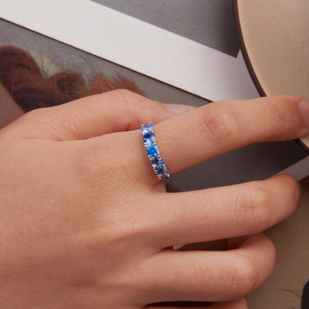 Inel argint cu Zirconia [8]