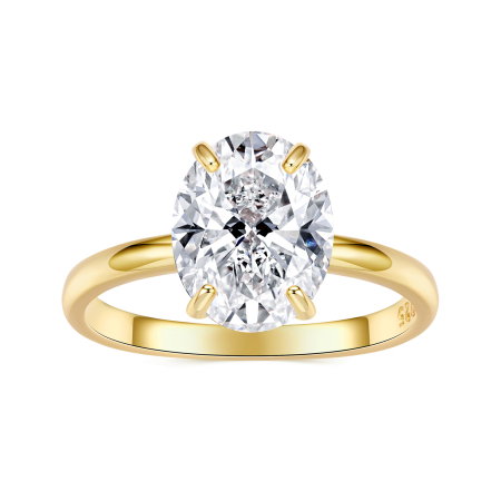 Inel argint cu Zirconia oval [0]