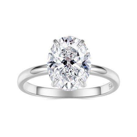 Inel argint cu Zirconia oval