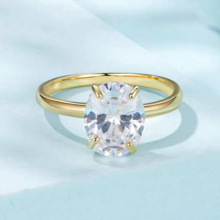 Inel argint cu Zirconia oval [4]