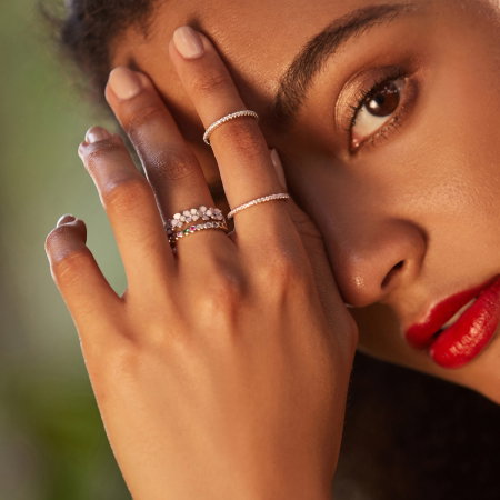 Inel argint cu zirconii colorate [7]