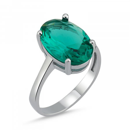 Inel argint cu zirconiu Paraiba