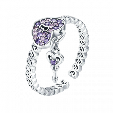 Inel argint Dragoste Ferecata