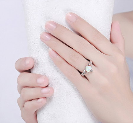 Inel argint 925 Claddagh model irlandez [6]