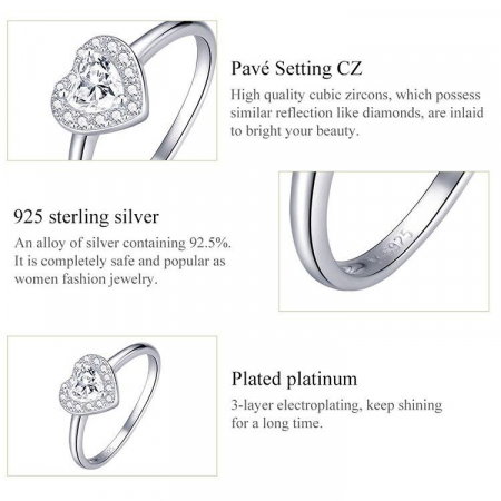 Inel argint dragoste stralucitoare [5]