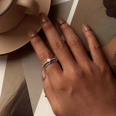 Inel argint dublu, reglabil [7]