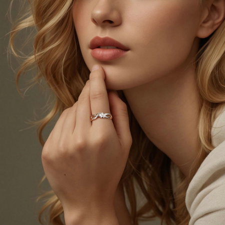 Inel argint elegant cu inimioara [1]