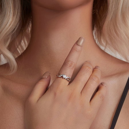 Inel argint elegant cu inimioara [3]