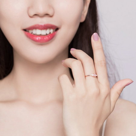 Inel argint elegant cu zirconii [3]