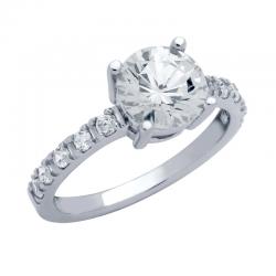 Inel argint 925 elegant cu zirconii