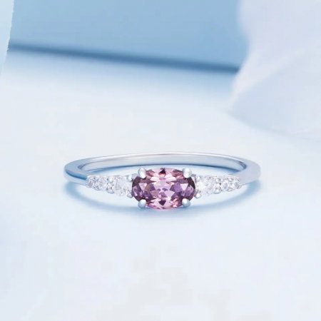 Inel argint elegant cu zirconii [3]