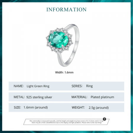 Inel argint elegant cu zirconiu turcoaz [12]