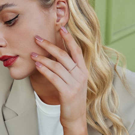 Inel argint Eternity [11]