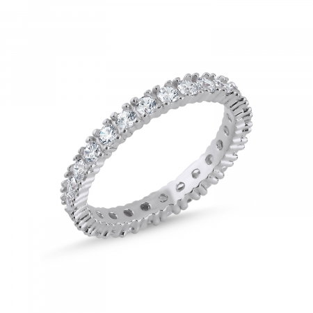 Inel argint Eternity cu zirconii [0]
