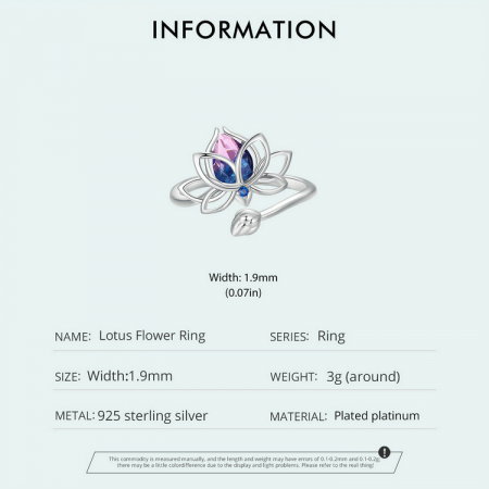 Inel argint floare de lotus [7]