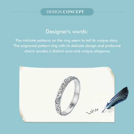 Inel argint floral [11]