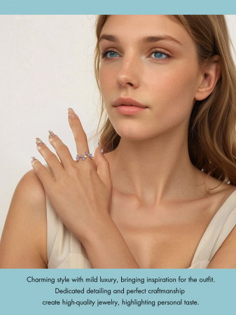 Inel argint Flori de Liliac [17]