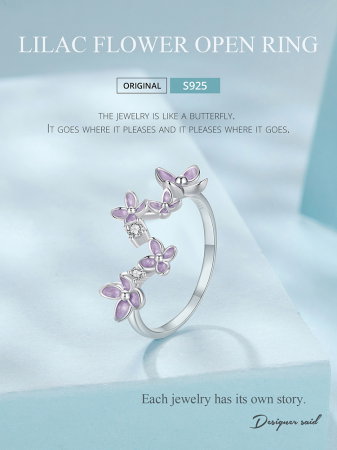 Inel argint Flori de Liliac [15]