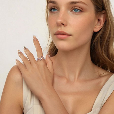 Inel argint Flori de Liliac [9]