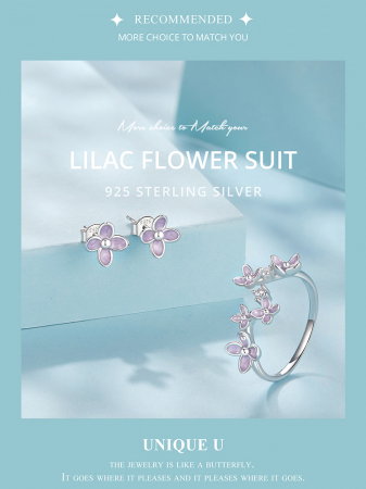 Inel argint Flori de Liliac [14]