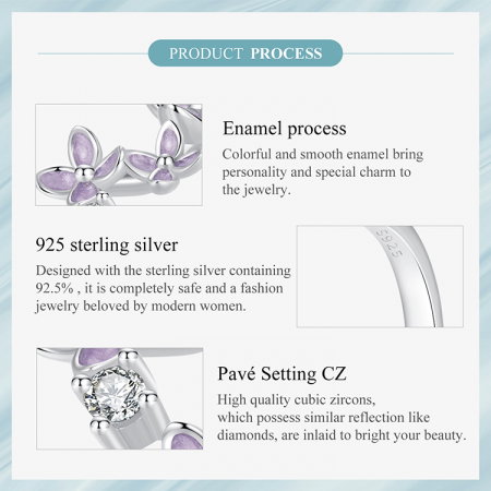 Inel argint Flori de Liliac [20]