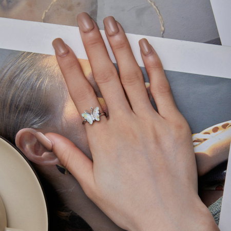 Inel argint fluture simfonie [1]