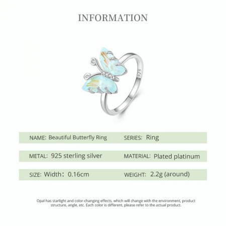 Inel argint fluture simfonie [4]