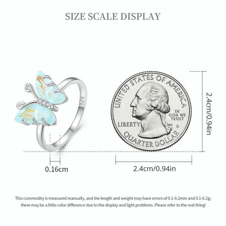 Inel argint fluture simfonie [5]