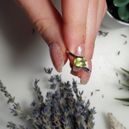 Inel argint Hope, 925, cu peridot - IVA0007 [3]