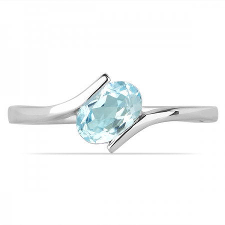 Inel argint Hope, 925, cu topaz albastru - IVA0009 [1]