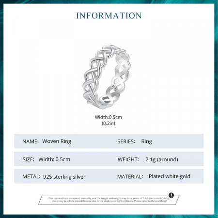Inel argint impletit [14]