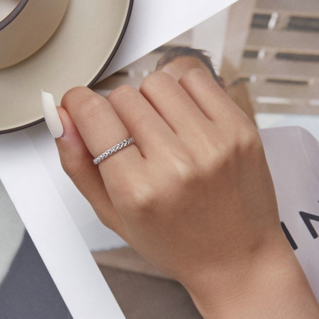 Inel argint impletit [6]