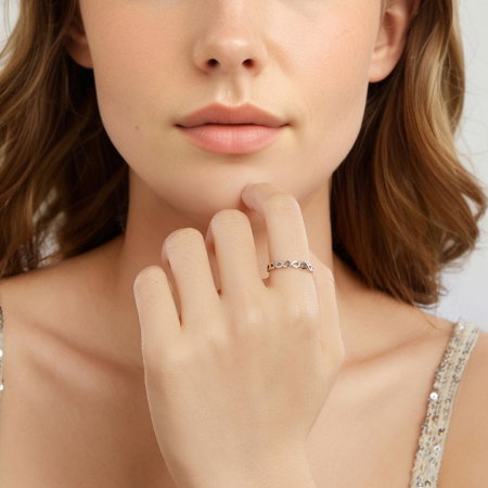 Inel argint infinit [5]