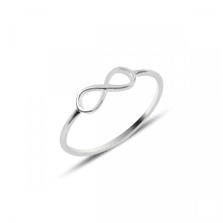 Inel argint infinit placat cu rodiu - ITU0227 [0]
