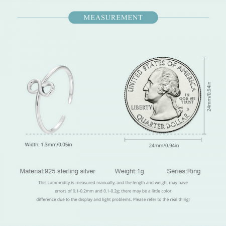 Inel argint Infinity [10]