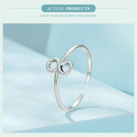 Inel argint Infinity [13]