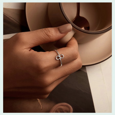 Inel argint Infinity [12]