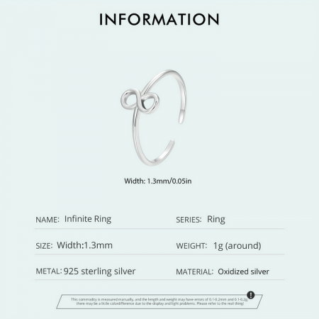 Inel argint Infinity [9]