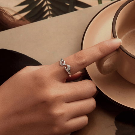 Inel argint Inima Daruita [1]