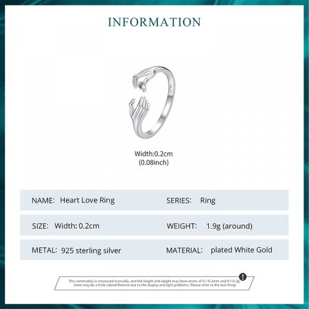 Inel argint Inima Daruita [12]