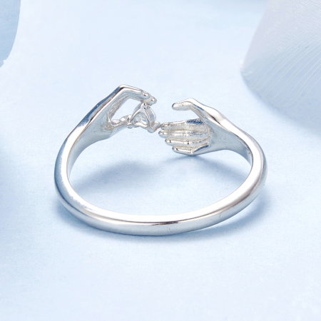 Inel argint Inima Daruita [7]