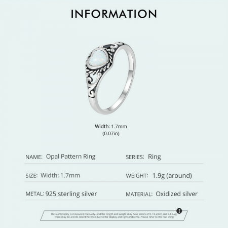 Inel argint inima de opal [8]