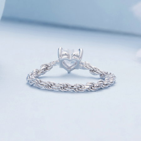 Inel argint inima inlantuita [4]