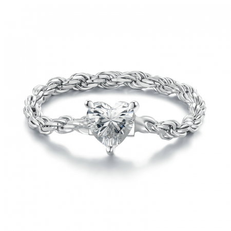 Inel argint inima inlantuita [7]