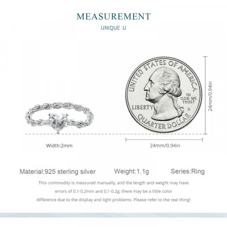 Inel argint inima inlantuita [10]