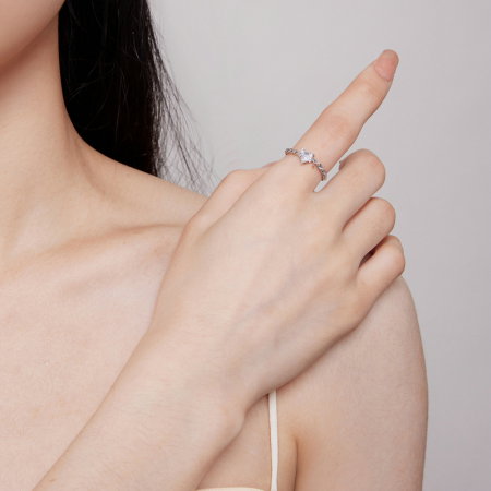 Inel argint inima inlantuita [5]