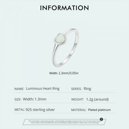 Inel argint inima luminoasa [12]