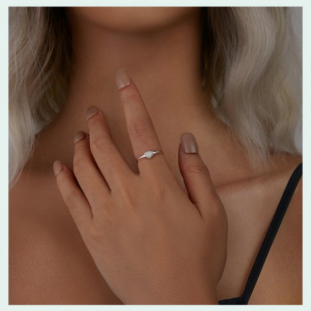 Inel argint inima luminoasa [15]